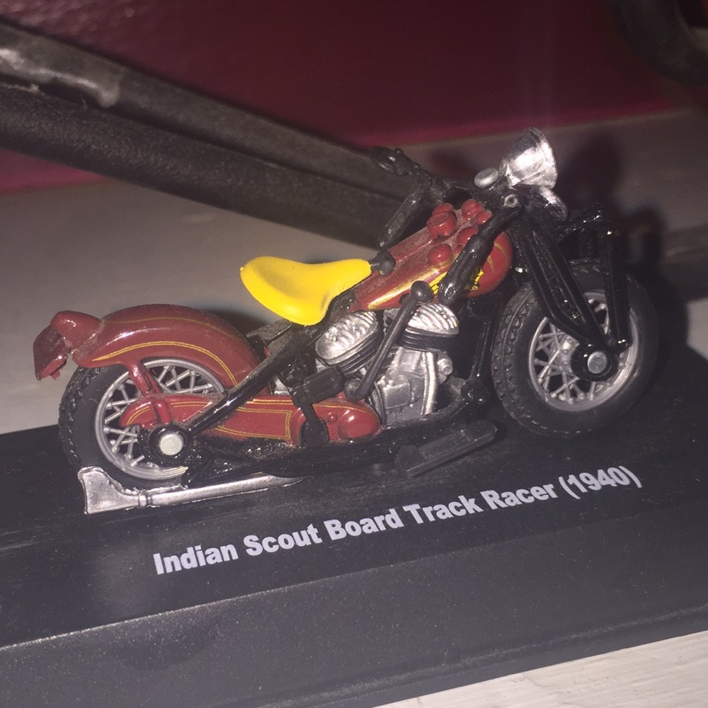 Indian scout board track racer decor